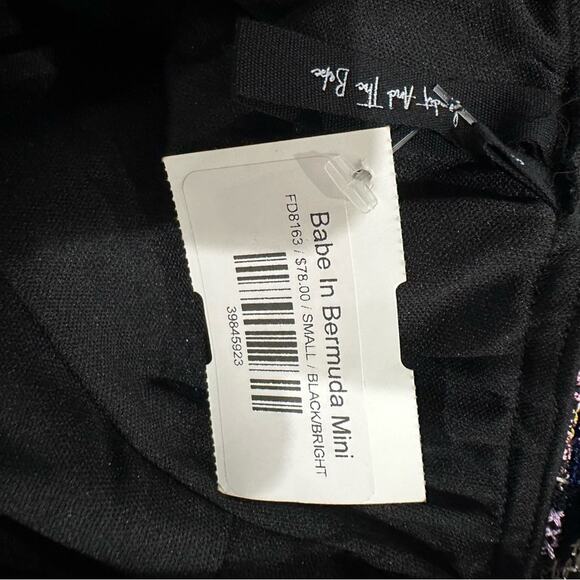 Bandit & the Babe Bermuda Patchwork Mini Dress Women’s Size Small Multicolor - Picture 10 of 12